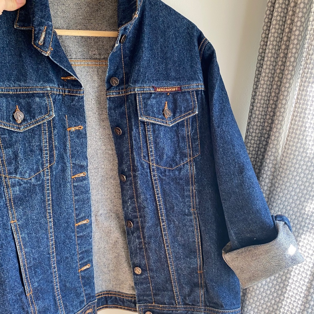 100% cotton Vintage Denim Jacket